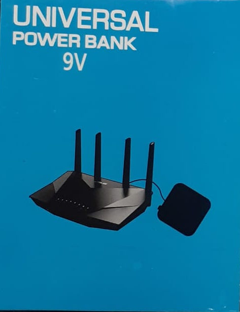 20000mAh WiFi Router Power Bank | 9V Backup Power | Without Adapter | Random Color